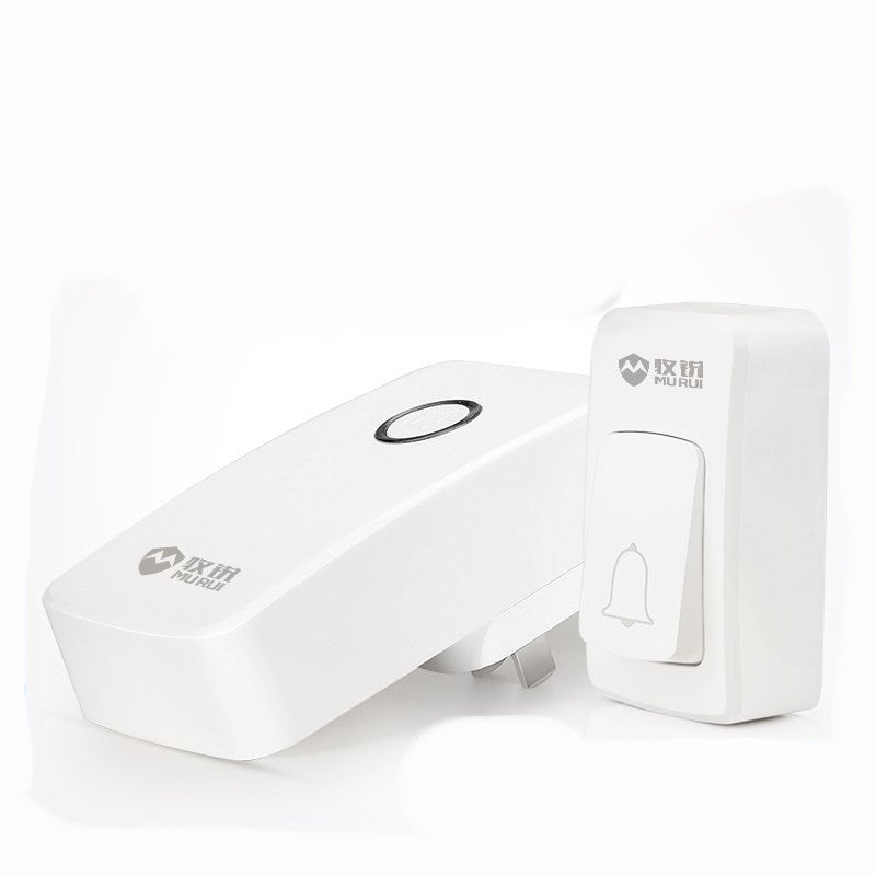 a white device with a button
