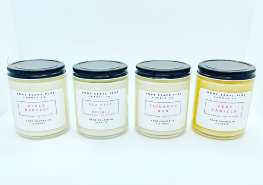 Soy Wax Candle-Rose Gold Lid 18oz