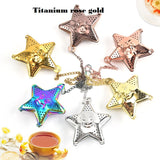 Stainless Steel Star-Shaped Tea Infuser Ball