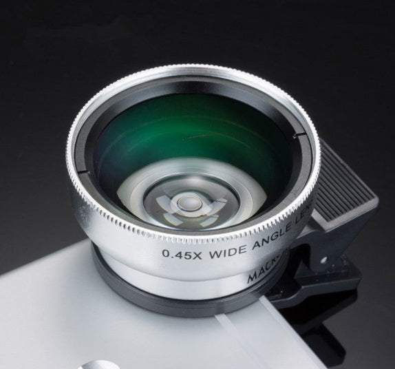 a close-up of a camera lens