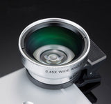 Wide-Angle and Macro Clip-On Phone Camera Lens Kit