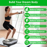 Whole-Body Vibration Exercise Platform with Resistance Bands