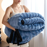 Double-Sided Plush Rabbit-Fur-Feel Blanket
