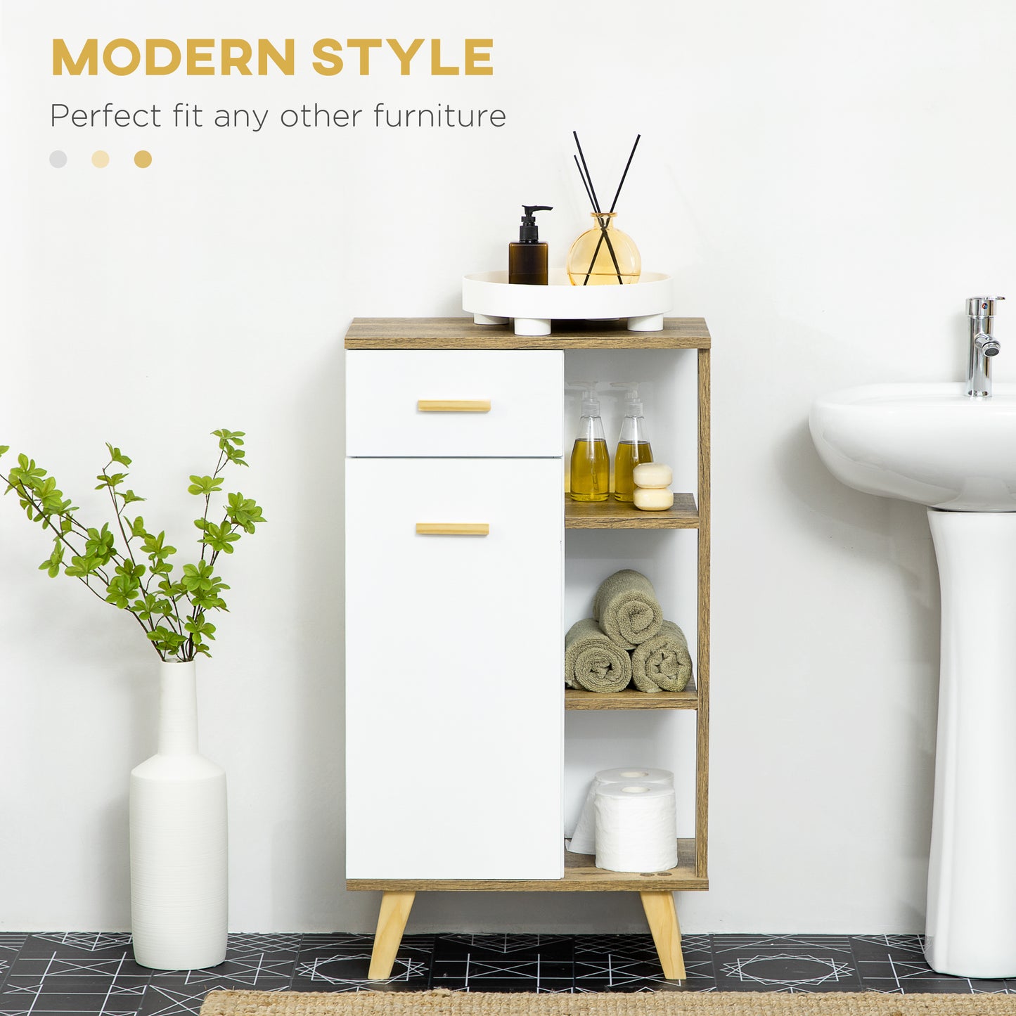 Bathroom Floor Cabinet