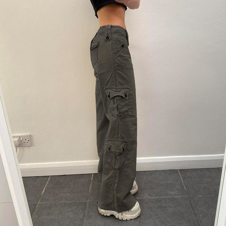 a woman standing in a room