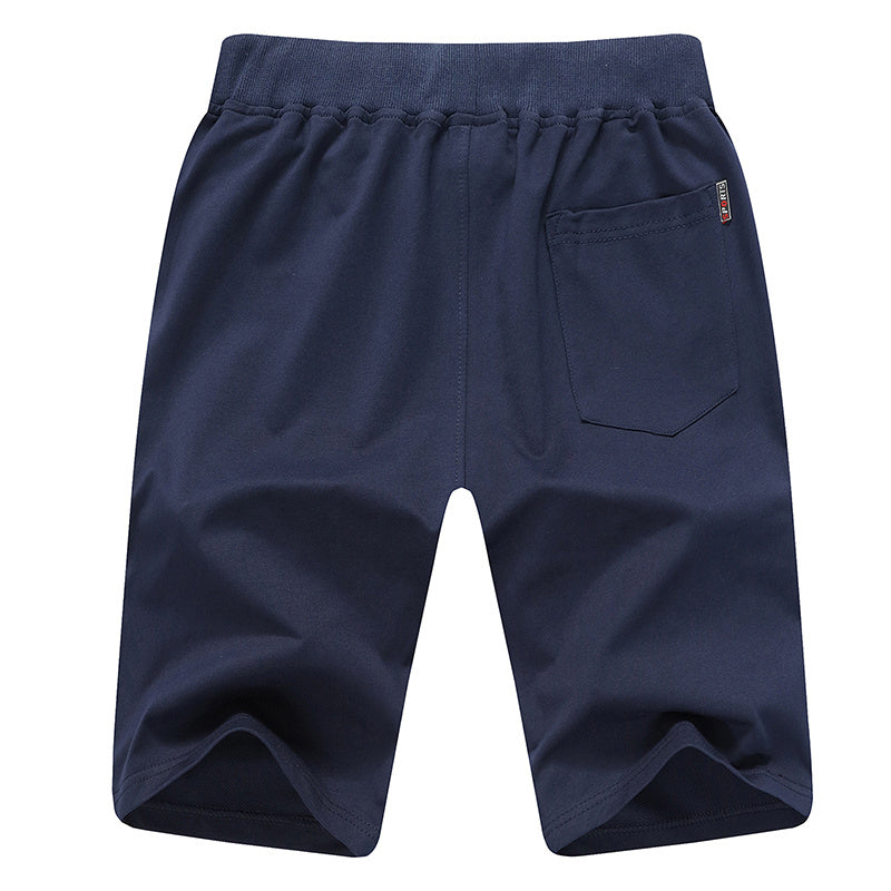 a pair of blue shorts