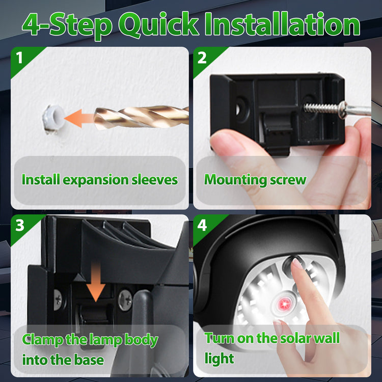a step by step instructions on how to install a wall light