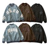 Women's Embroidered Baseball Jacket