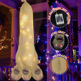 Hanging Inverted Mummy Halloween Decoration