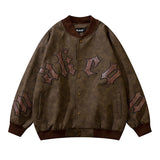 Women's Embroidered Baseball Jacket