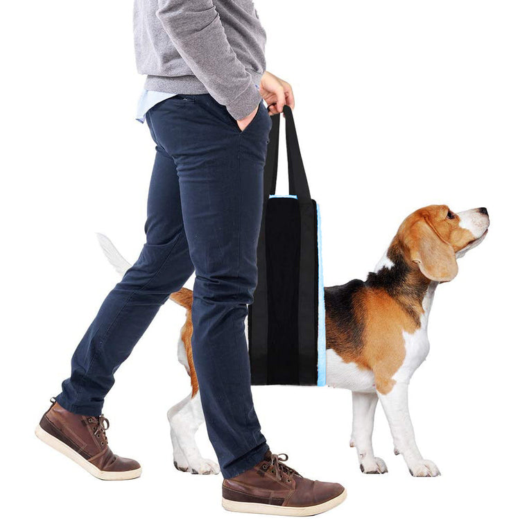 a person walking with a bag