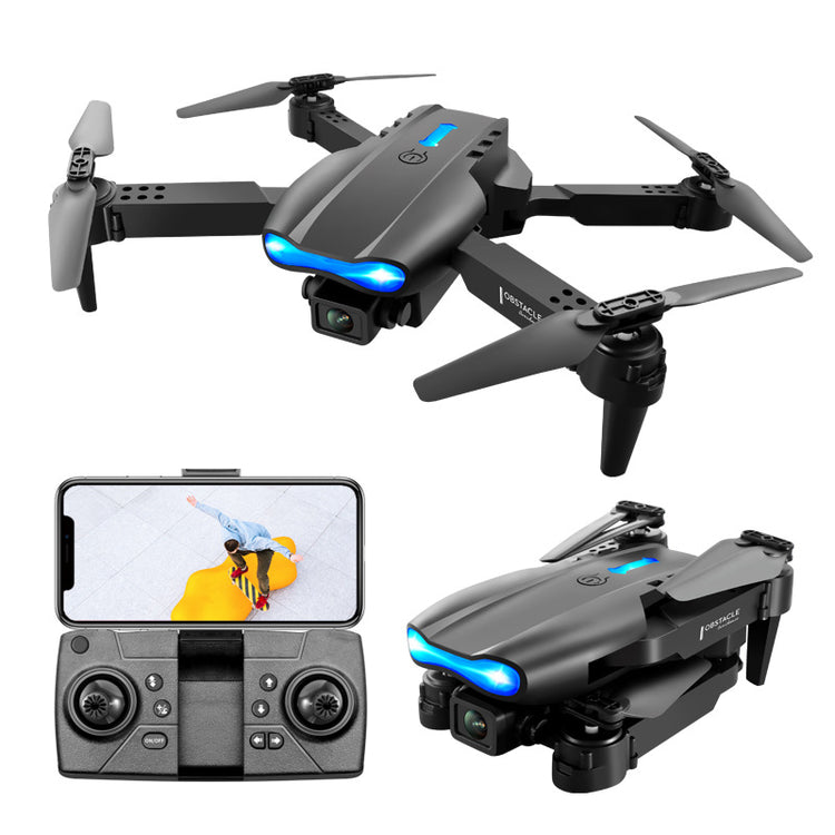 a drone with a camera and remote control