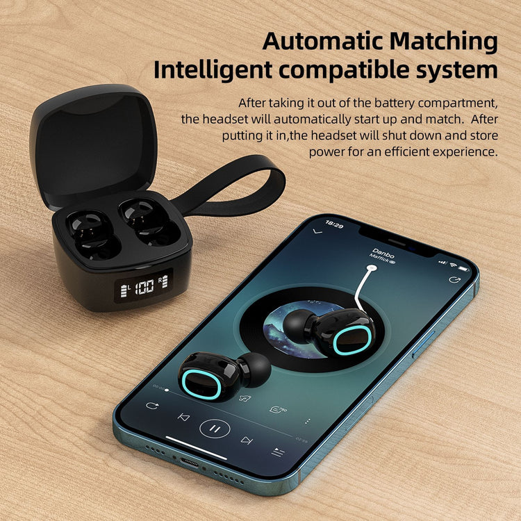 a phone and earbuds on a table