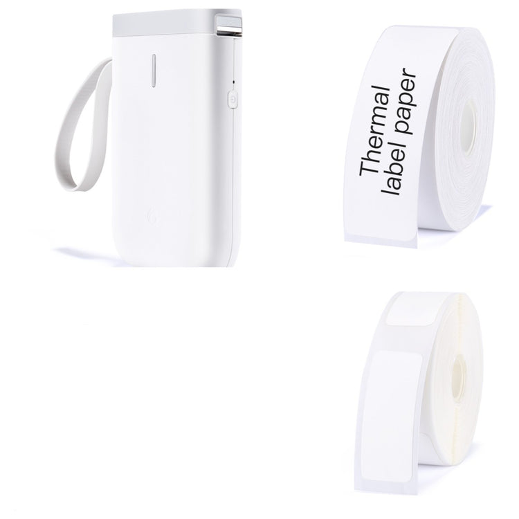 a roll of white labels