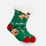 Women's Fleece-Lined Christmas Indoor Socks