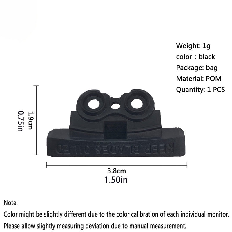 a black object with a small circle