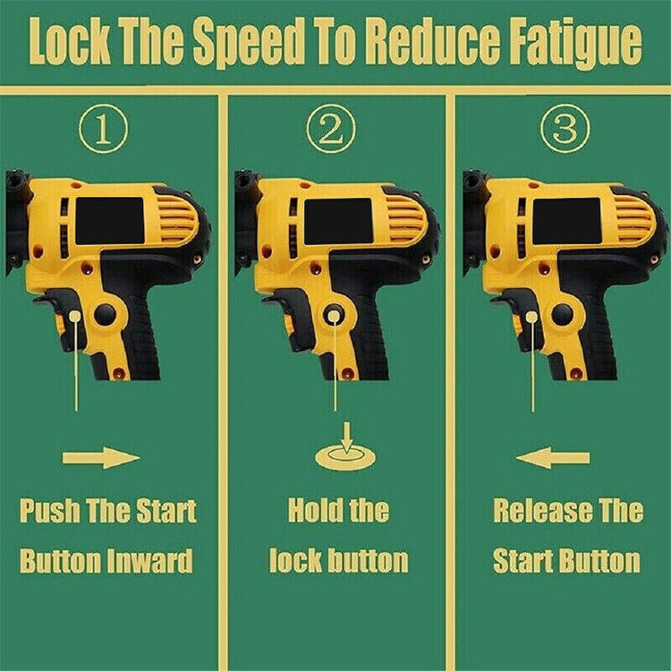 a yellow and black drill