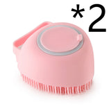 Silicone Pet Bath and Grooming Brush