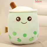 Strawberry Milk Tea Plush Toy Pillow