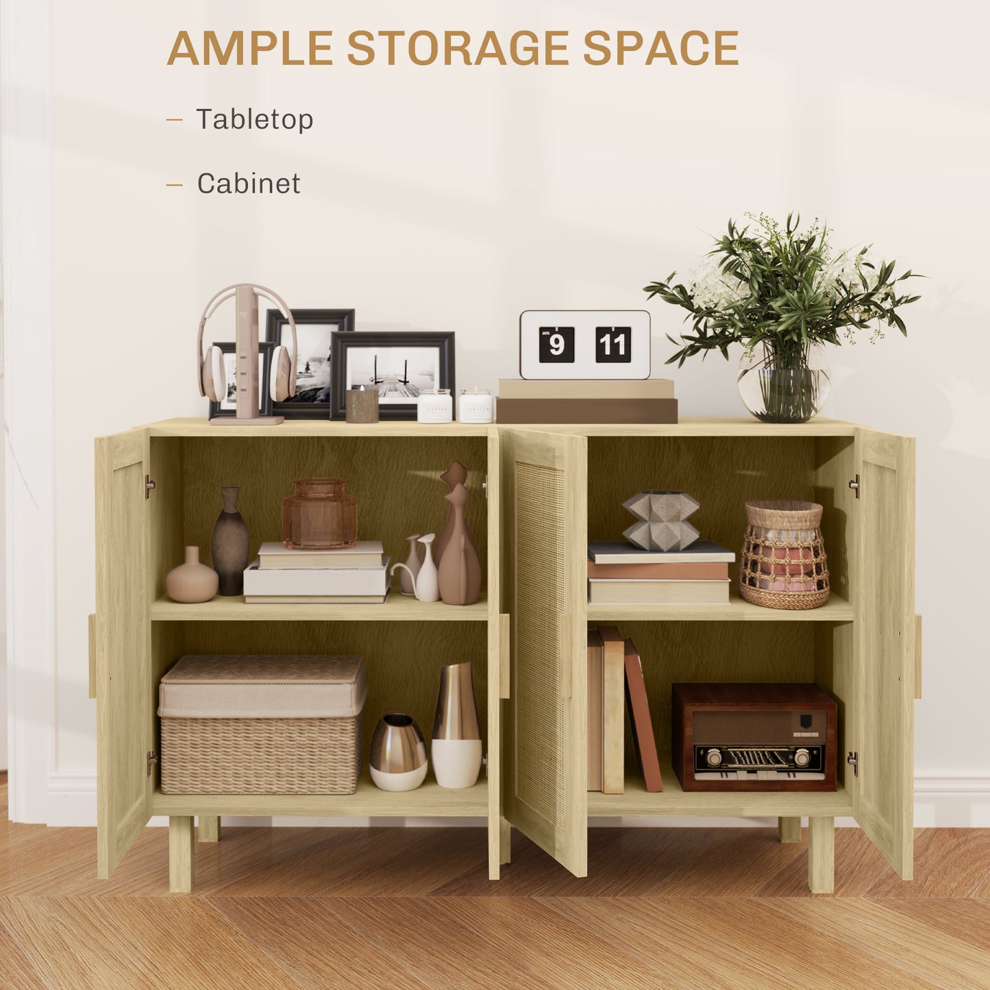 Boho Kitchen Cabinet