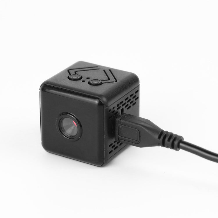a black cube with a camera lens
