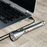 Rechargeable Waterproof Camping Flashlight with Compass