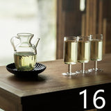 Heat-Resistant Wine Warmer Jug and Glass Set