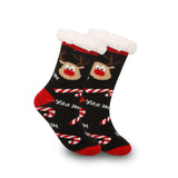 Women's Fleece-Lined Christmas Indoor Socks