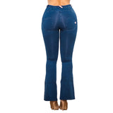 Shascullfites Melody Hot Girl Boot Cut Jeans Women Gothic Sexy Skinny Flare Pants Wide Leg Denim Jeans 2022 New