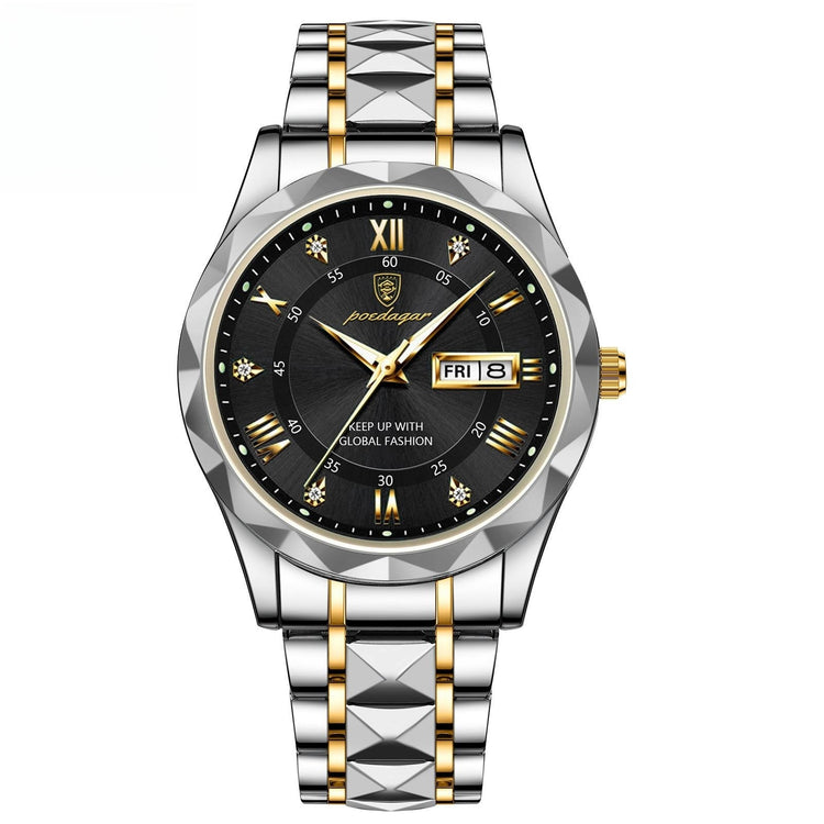 a close up of a watch