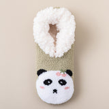 Plush Non-Slip Indoor Socks with Christmas Characters