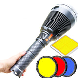 USB-Rechargeable Long-Range LED Flashlight
