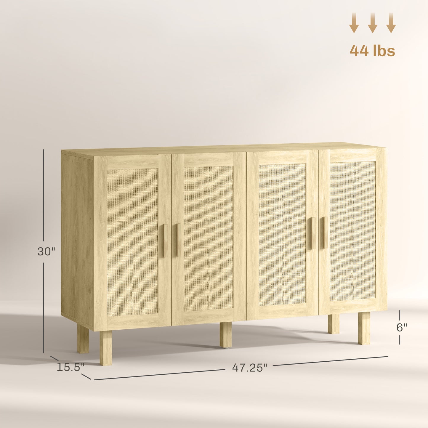 Boho Kitchen Cabinet