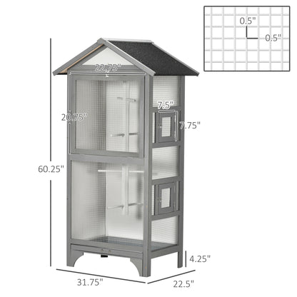 60" Outdoor Bird Cage for Finches