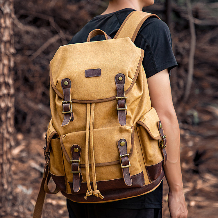 a person wearing a backpack