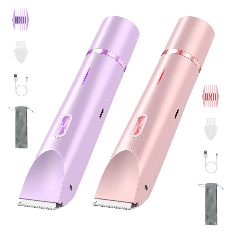 a pink and purple hair clippers