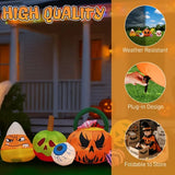 8-Foot Inflatable Halloween Yard Decoration with LED Lights