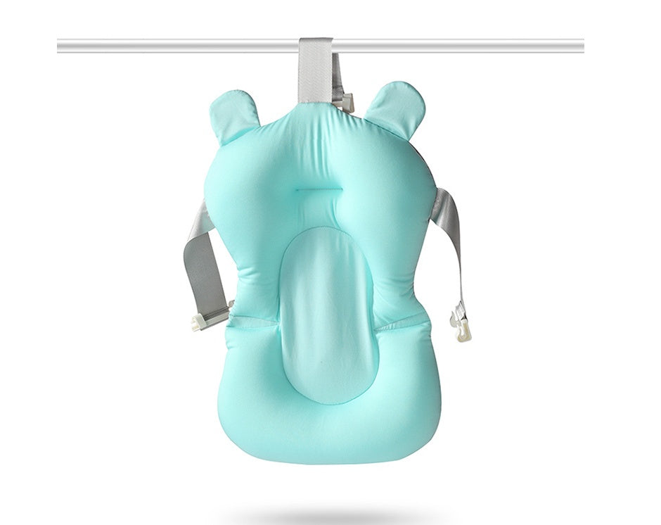 a baby seat on a bar