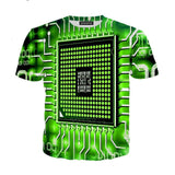 3D Digital Print Graphic Men's Short-Sleeve T-Shirt