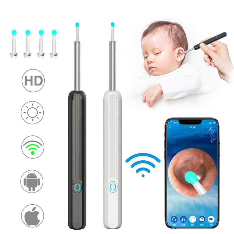 a device that uses a tool to clean the ear