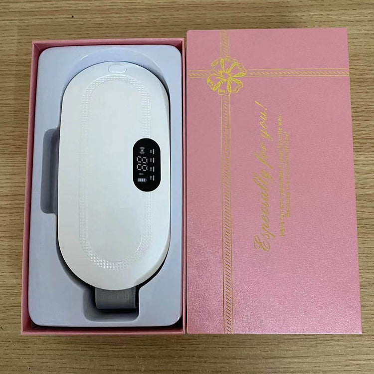 a white device in a pink box