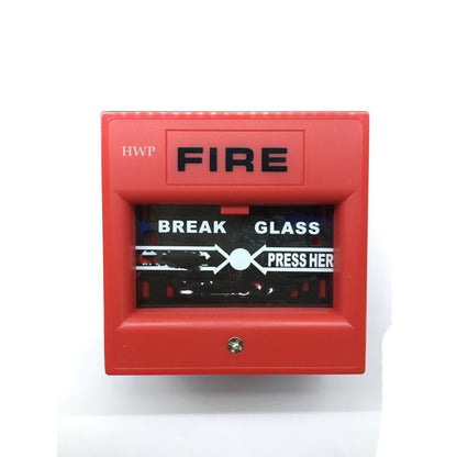 Wired Security Switch Break Glass For Fire Alarm Emergency Exit Release Button