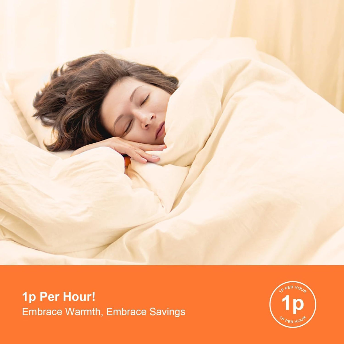 a woman sleeping in a bed