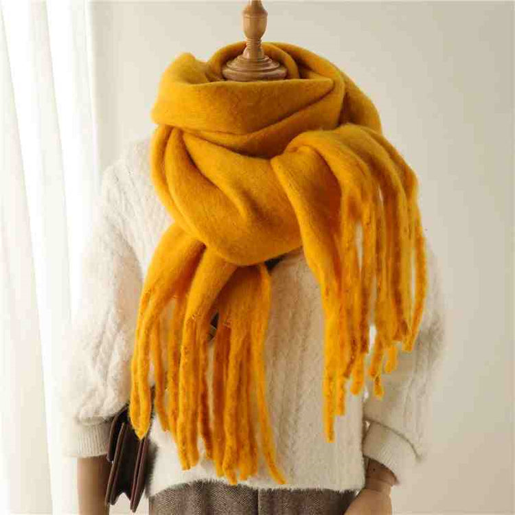 a mannequin wearing a scarf