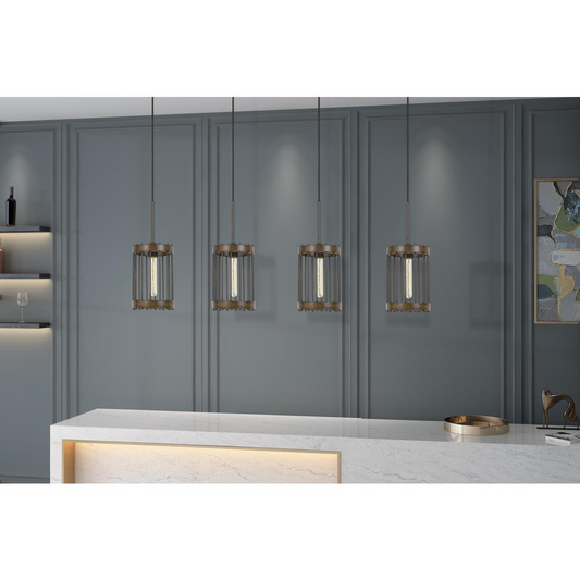 Cantania 60W Metal Pendant Fixture (Edison Bulbs Not included)