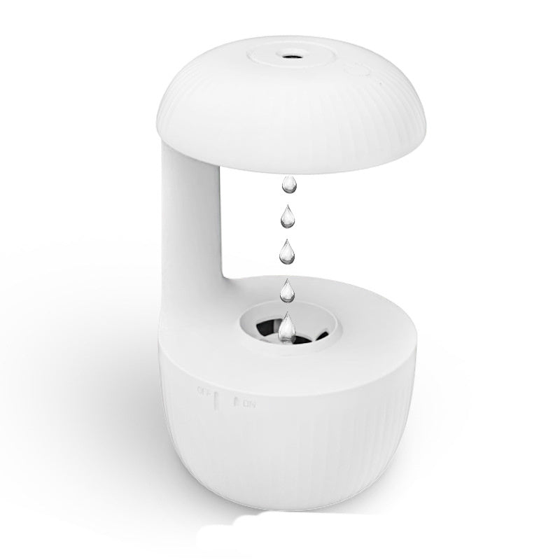 a white device with water drops falling out of it