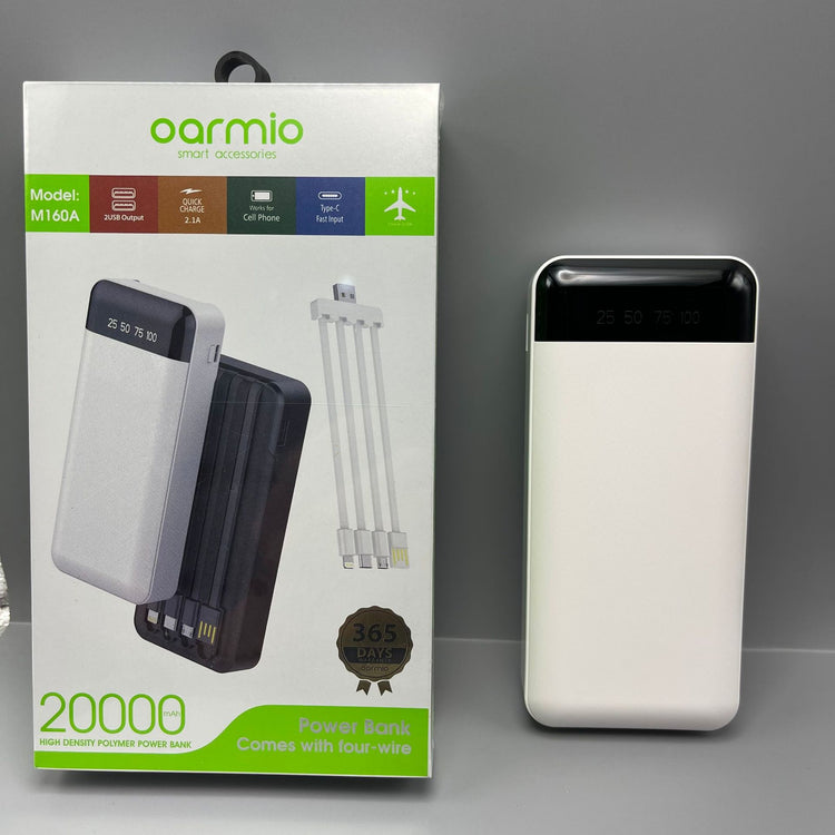 a white and black power bank