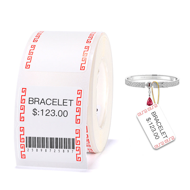 a roll of tape with a price tag