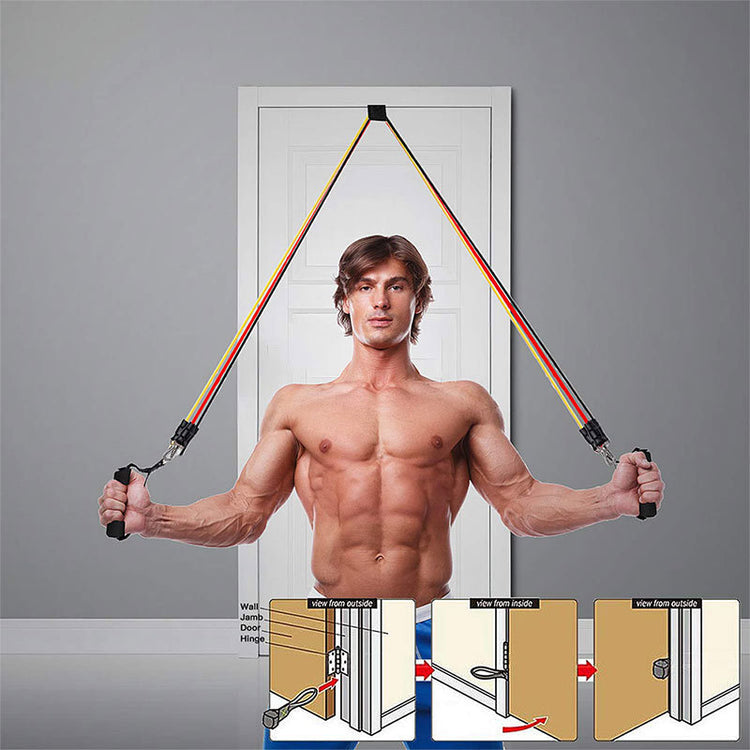 a man with no shirt