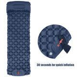 Inflatable Camping Sleeping Pad with Pillows